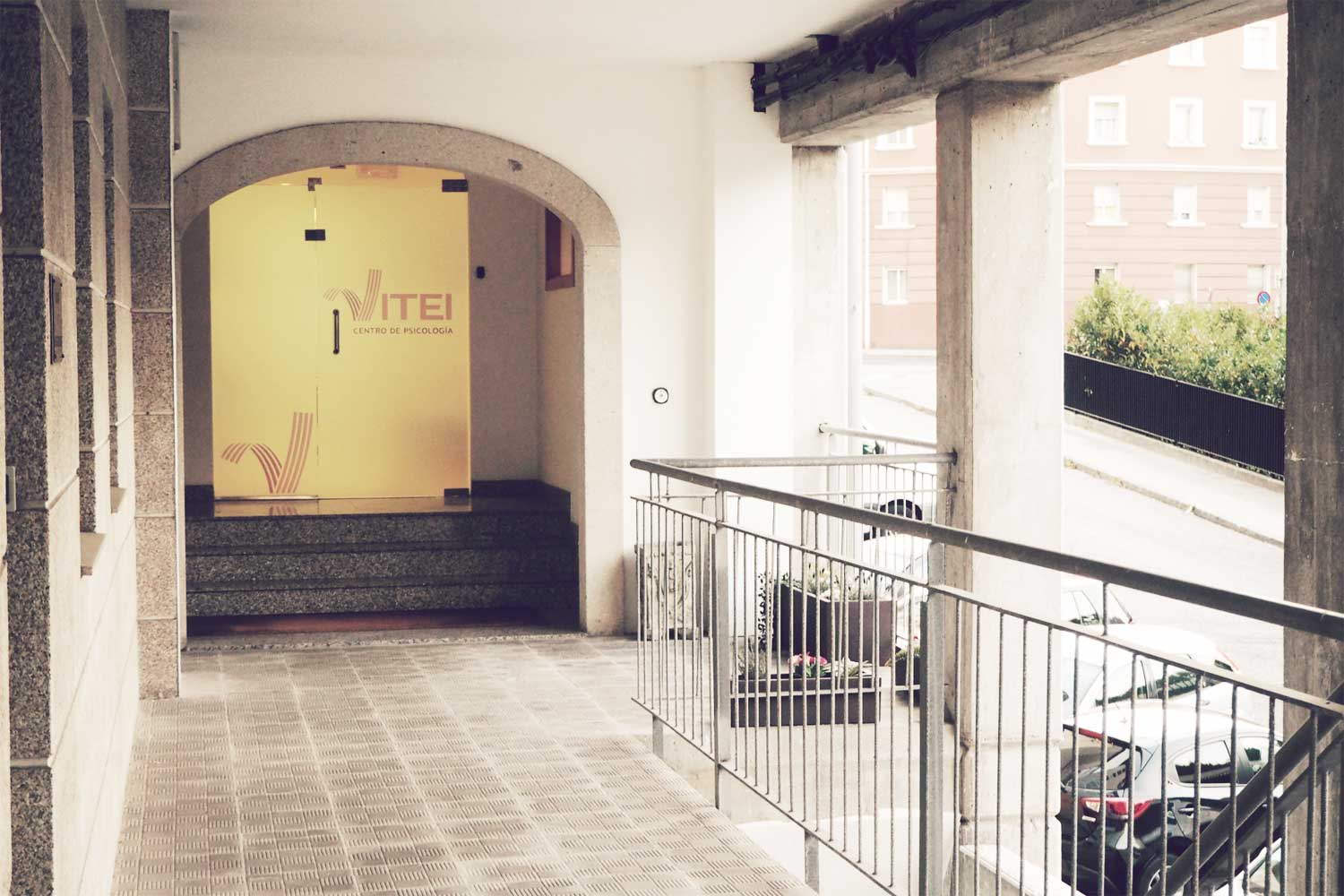 Instalaciones del centro de psicología VITEI en Ferrol
