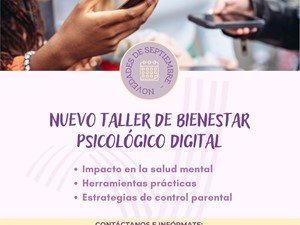 Taller de Bienestar Psicológico Digital